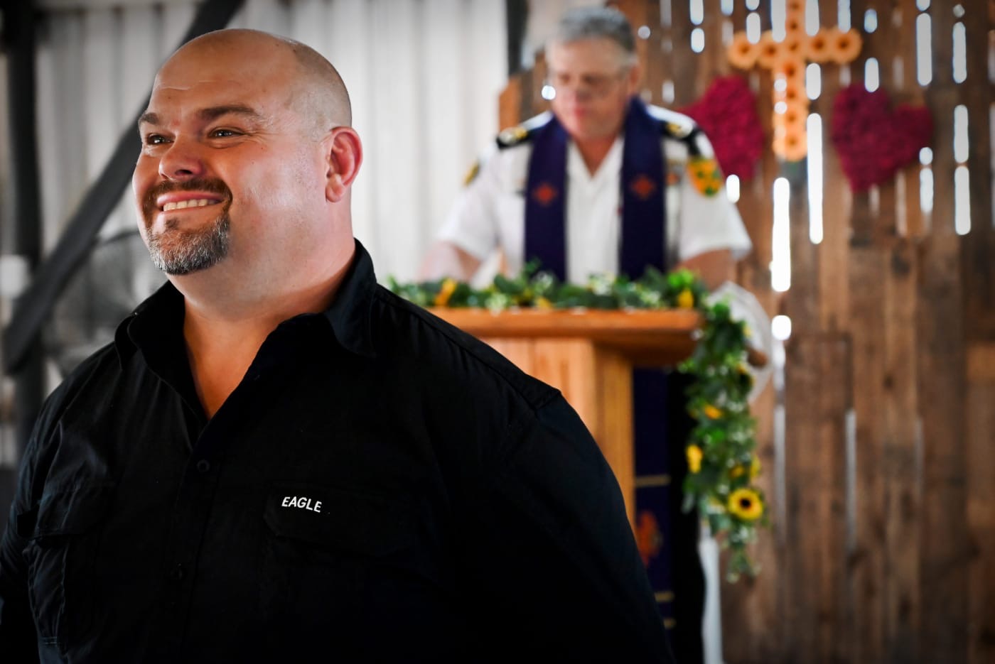 Wedding ceremony by Dr. Gerrit Rademeyer in Rawsonville