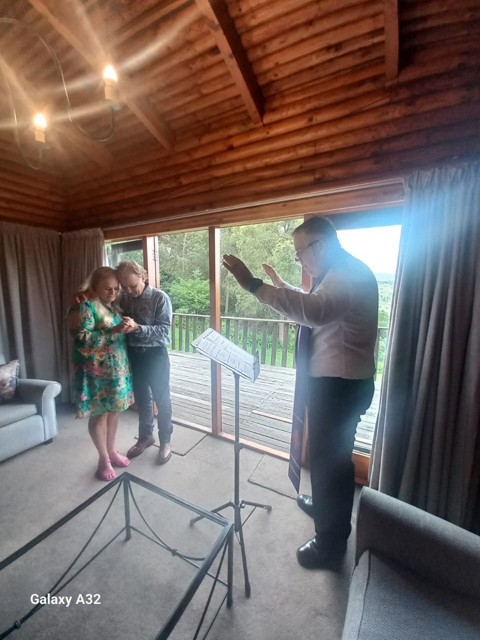 Wedding ceremony by Dr. Gerrit Rademeyer in Rawsonville